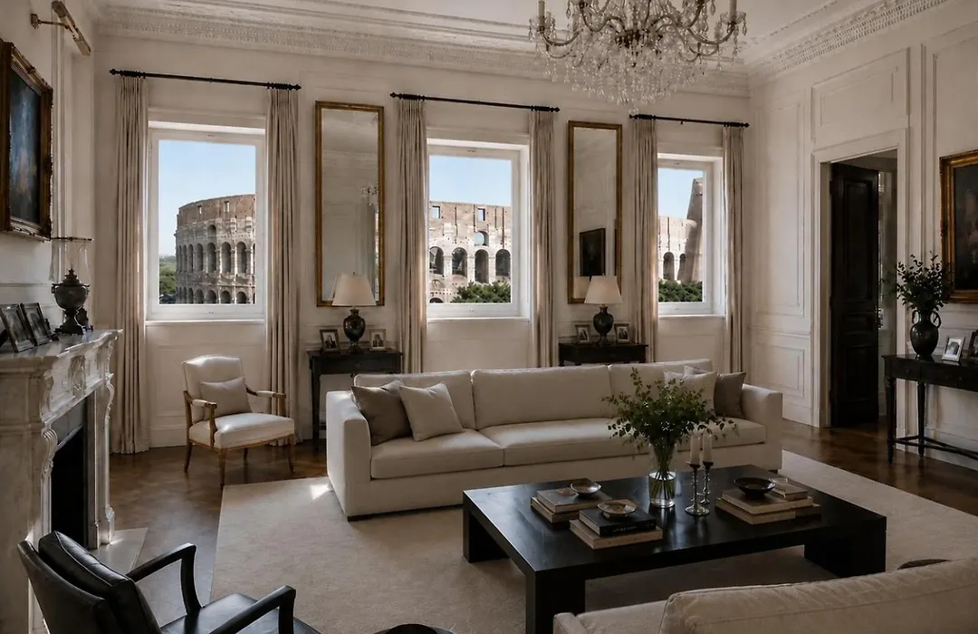 Appartamento Nel Centro Di Roma Con Vista Sul Colosseo-1